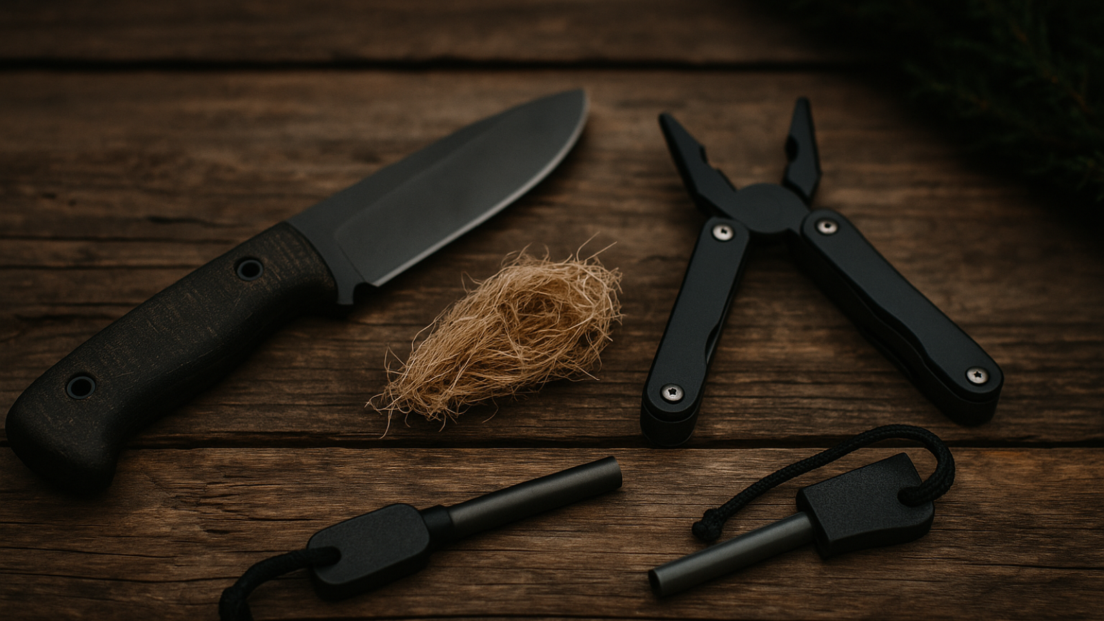Survival tools including multitools, fire starters, and compact gear for reliable outdoor adventures by TrailForge