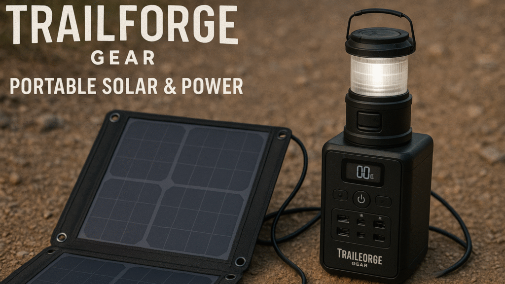 portable solar power gear