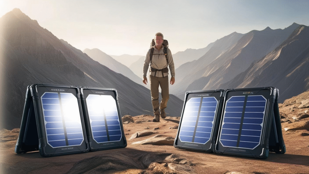 portable solar power gear